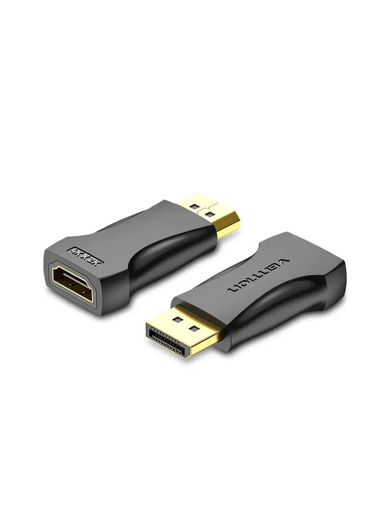 Адаптер Vention DisplayPort M / HDMI F - 4K, Black - HBPB0