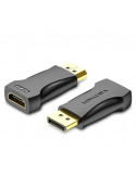 Адаптер Vention DisplayPort M / HDMI F - 4K, Black - HBPB0