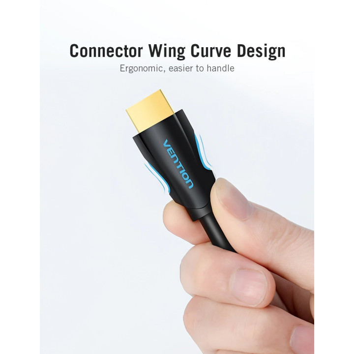 Кабел Vention HDMI 2.0 15.0m - 4K/60Hz Black - VAA-M02-B1500