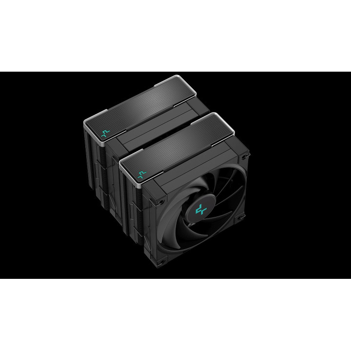 Охладител за процесор DeepCool AK620 Zero Dark, Dual-Tower, LGA1700/AM5 - R-AK620-BKNNMT-G-1