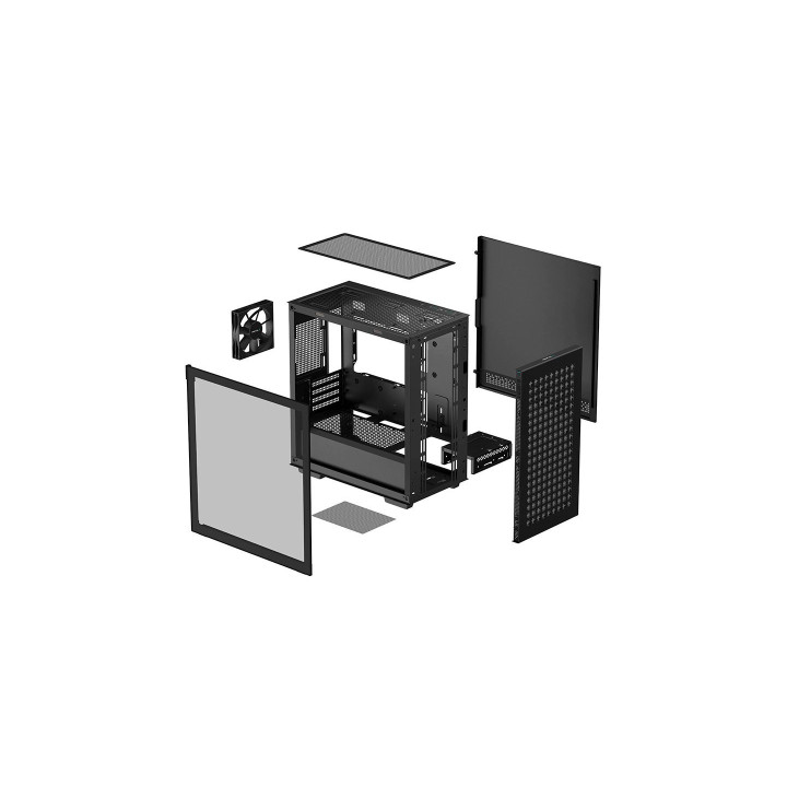 Кутия за компютър DeepCool CH370 mATX  - R-CH370-BKNAM1-G-1