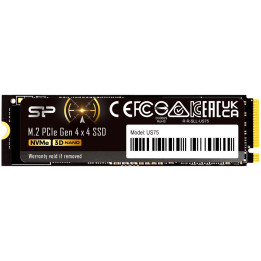SSD диск Silicon Power 2TB US75 M.2 2280, PCIe Gen 4x4, Read/Write: 7000 / 6500 MB/s - SP02KGBP44US7505