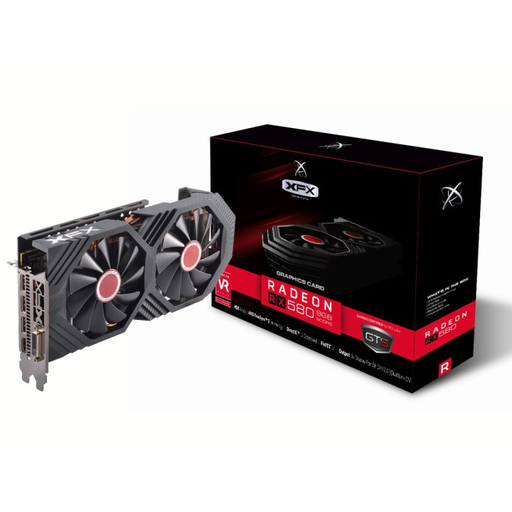 Видео карта XFX AMD Radeon RX580 GTS Black Edition 8GB