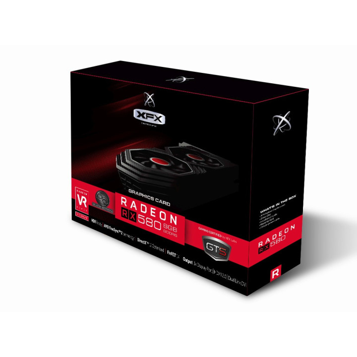 Видео карта XFX AMD Radeon RX580 GTS Black Edition 8GB