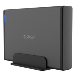 Външна кутия за диск Orico 3.5 inch Vertical, USB3.0, Power adapter, UASP, black - 7688U3-EU-BK-BP
