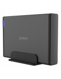 Външна кутия за диск Orico 3.5 inch Vertical, USB3.0, Power adapter, UASP, black - 7688U3-EU-BK-BP