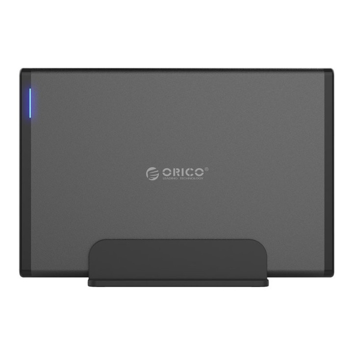 Външна кутия за диск Orico 3.5 inch Vertical, USB3.0, Power adapter, UASP, black - 7688U3-EU-BK-BP