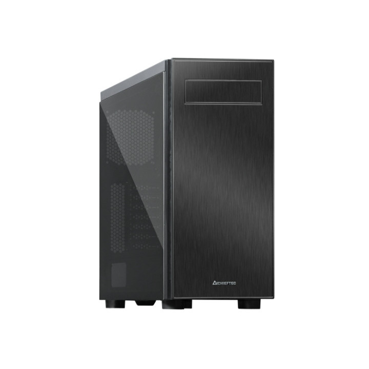 Кутия за компютър Chieftec HAWK GLASS - AL-02B-TG-OP