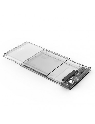Външна кутия за диск Orico 2.5 inch 10Gbps Type-C Transparent - 2139C3-G2-CR-EP