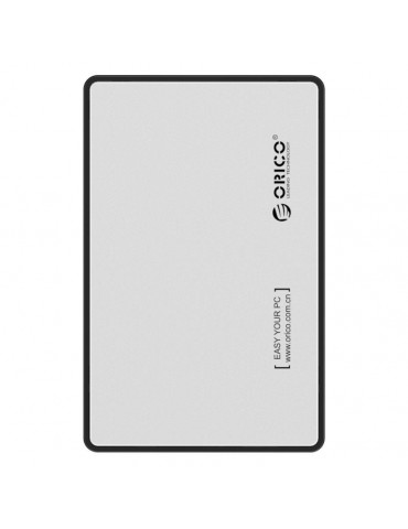 Външна кутия за диск Orico 2.5 inch USB3.0 SILVER - 2588US3-V1-SV-BP