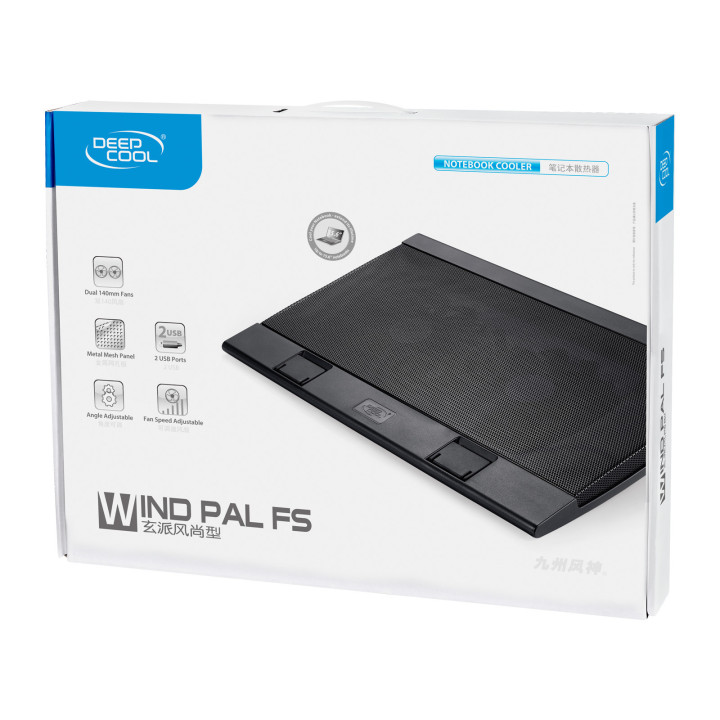 Охлаждаща поставка за лаптоп DeepCool WIND PAL FS