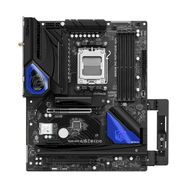 Дънна платка AsRock B650E PG RIPTIDE WiFi, AM5, ATX, 4xDDR5