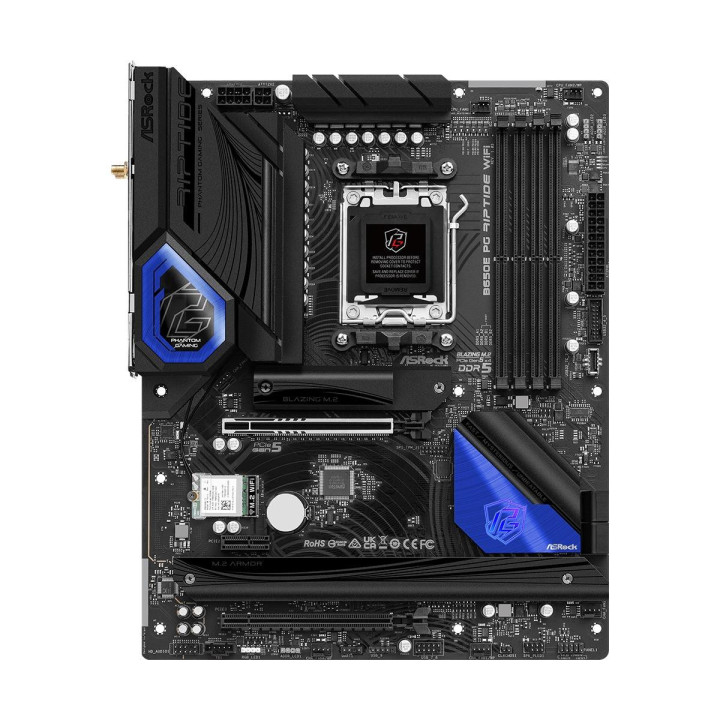 Дънна платка AsRock B650E PG RIPTIDE WiFi, AM5, ATX, 4xDDR5