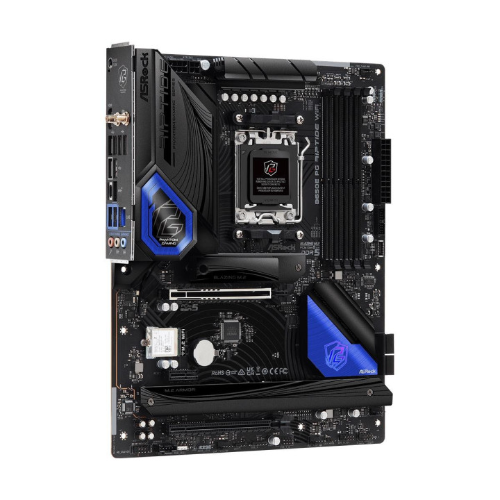 Дънна платка AsRock B650E PG RIPTIDE WiFi, AM5, ATX, 4xDDR5
