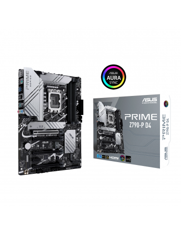 Дънна платка Asus PRIME Z790-P, LGA1700, ATX, DDR5, PCIe 5.0, Aura Sync RGB - Asus PRIME Z790-P