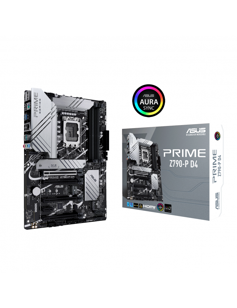 Дънна платка Asus PRIME Z790-P, LGA1700, ATX, DDR5, PCIe 5.0, Aura Sync RGB - Asus PRIME Z790-P