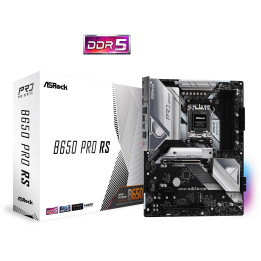 Дънна платка AsRock B650 Pro RS, AM5, ATX, 4xDDR5