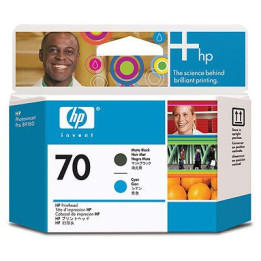 Консуматив HP 70 Matte Black and Cyan Printhead - C9404A
