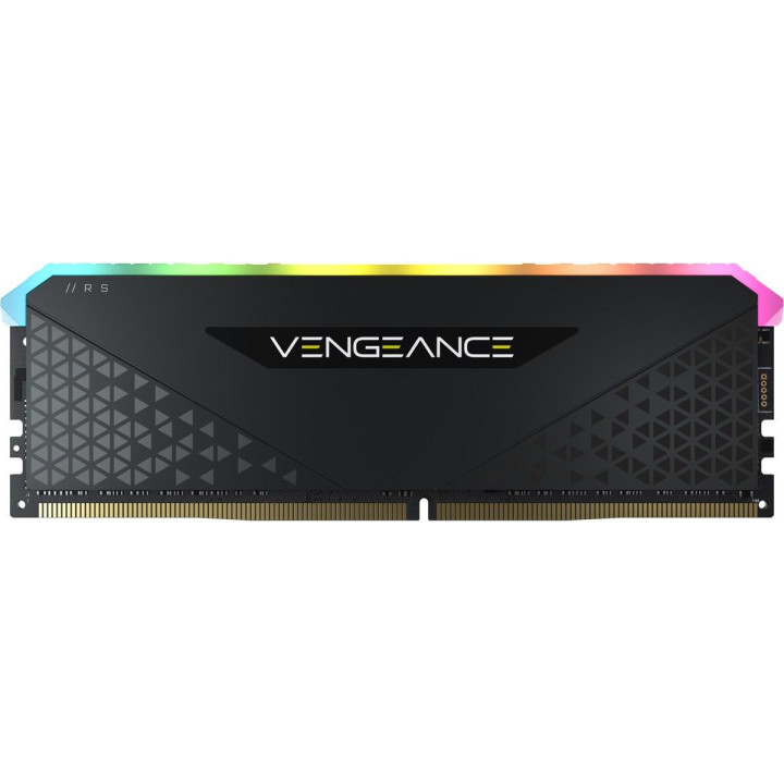 RAM памет Corsair 8GB DDR4 PC4-25600 3200MHz CL16 Vengeance RS RGB Black - CMG8GX4M1E3200C16