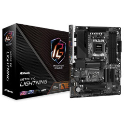Дънна платка Asrock X670E PG Lightning, Socket AM5, ATX, 4xDDR5