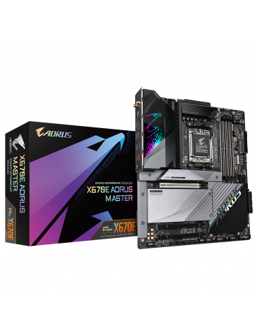 Дънна платка Gigabyte X670E AORUS Master Socket AM5, Wi-Fi 6E DDR5, PCIe 5.0, RGB Fusion