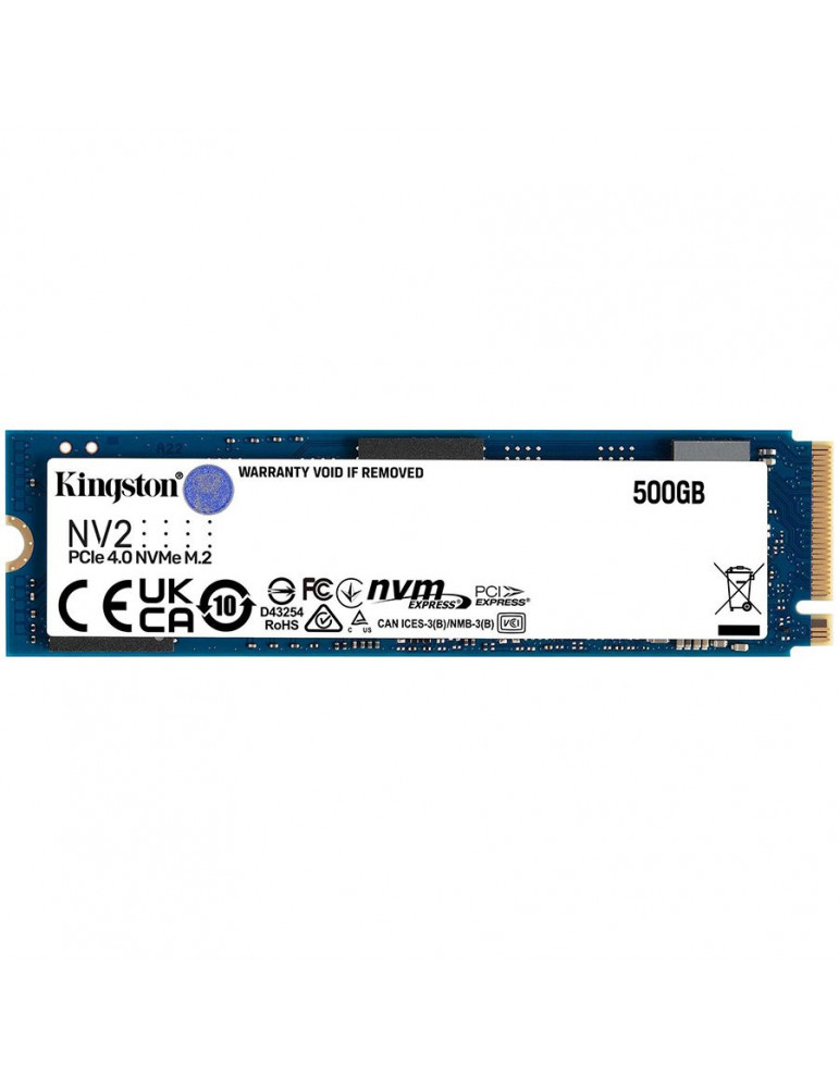 SSD диск Kingston 500GBM.2 2280 PCIe 4.0 NVMe, r/w - 3500/2100MB/s - SNV2S/500G
