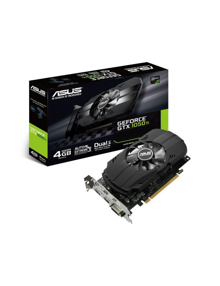Видео карта Asus Phoenix GeForce GTX 1050Ti 4GB, PH-GTX1050TI-4G