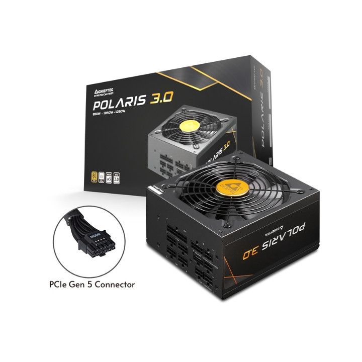 Захранване Chieftec Polaris PPS-1050FC-A3, 80 PLUS Gold - PPS-1050FC-A3