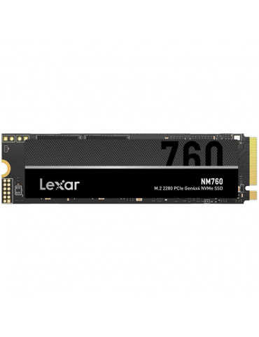 SSD диск Lexar NM760 512GB High Speed PCIe Gen 4x4, M.2 NVMe, R/W: 5300 / 4500 MB/s - LNM760X512G-RNNNG