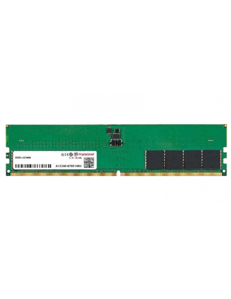 RAM памет Transcend 8GB JM DDR5 4800MHz, 1Rx16 1Gx16 CL40 1.1V - JM4800ALG-8G