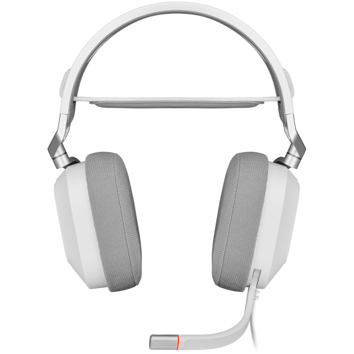 Геймърски слушалки Corsair HS80 RGB USB White - CA-9011238-EU