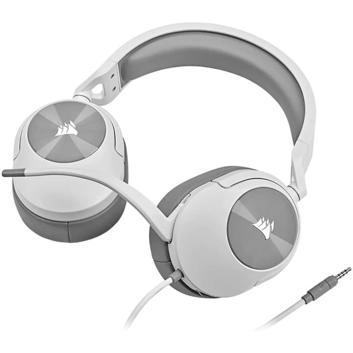 Геймърски слушалки Corsair HS55 Stereo White - CA-9011261-EU
