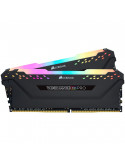 RAM памет Corsair 32GB(2x16GB) 3200MHz DDR4, Vengeance RGB PRO SL, CL16, черен - CMH32GX4M2E3200C16