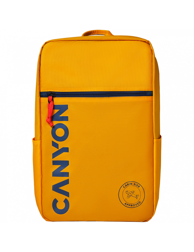 Раница за лаптоп Canyon за 15,6" лаптоп, полиестър, жълт  - CNS-CSZ02YW01