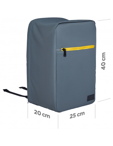 Раница за лаптоп Canyon за 15,6" лаптоп, полиестър, сив - CNE-CSZ01GY01