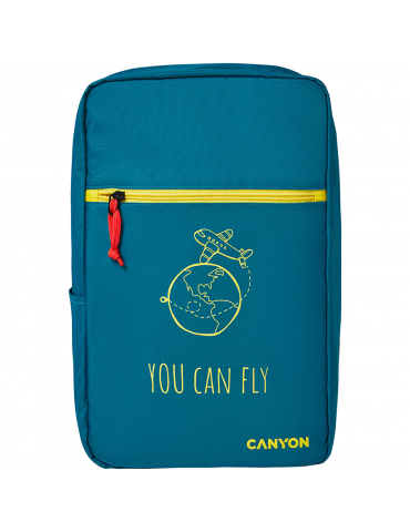 Раница за лаптоп Canyon за 15,6" лаптоп, полиестър, тъмно зелен - CNS-CSZ03DGN01