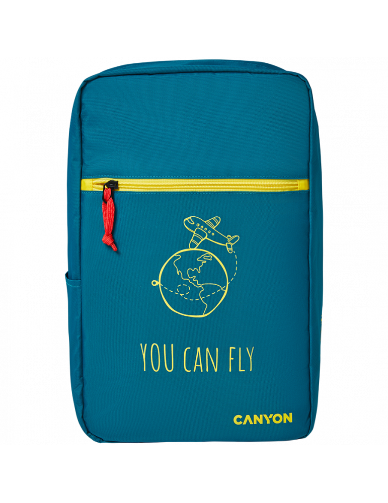 Раница за лаптоп Canyon за 15,6" лаптоп, полиестър, тъмно зелен - CNS-CSZ03DGN01