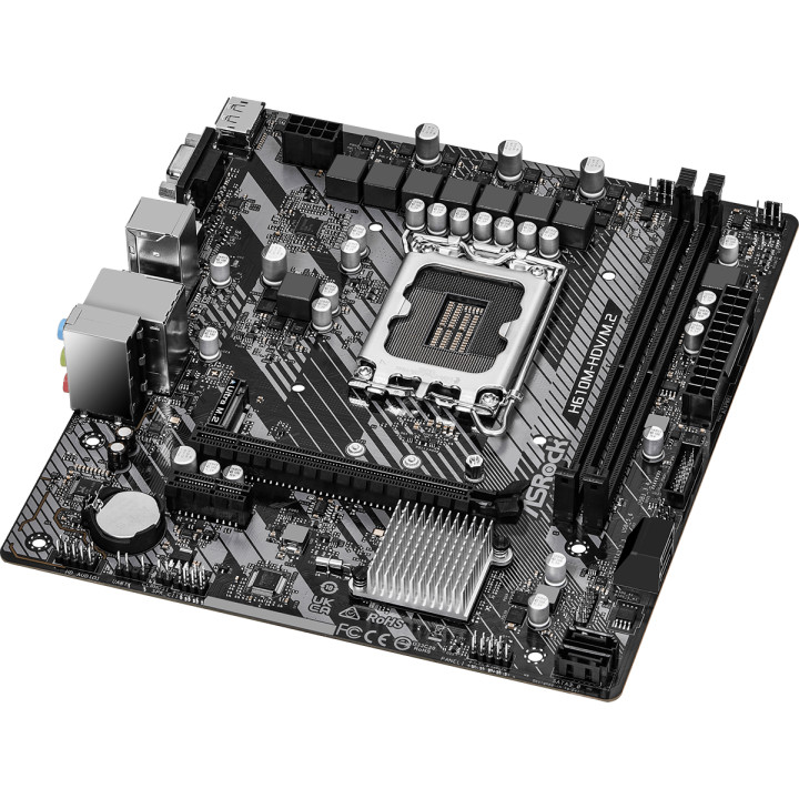 Дънна платка AsRock H610M-HDV/M.2 R2.0, LGA1700