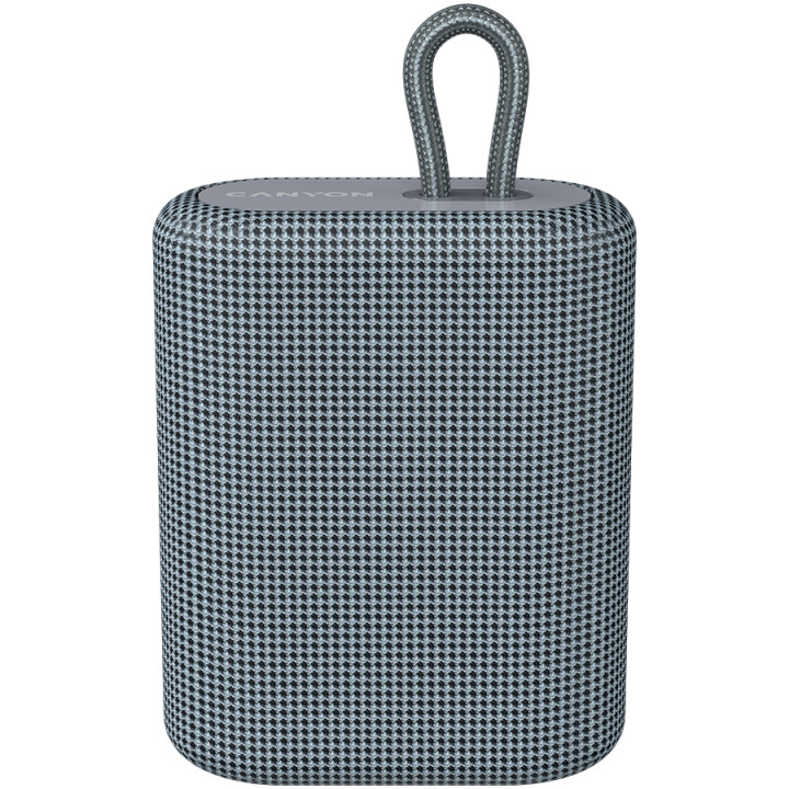 Bluetooth колонка Canyon BT V5.0, BLUETRUM AB5365A, TF card support, Type-C USB port, 1200mAh, Dark grey - CNE-CBTSP4DG