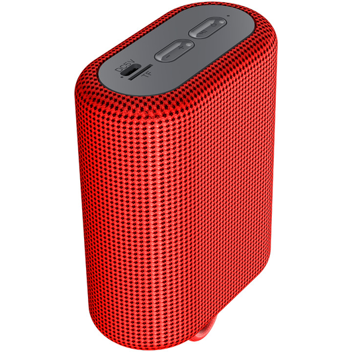 Bluetooth колонка Canyon BT V5.0, BLUETRUM AB5365A, TF card support, Type-C USB port, 1200mAh, Red - CNE-CBTSP4R