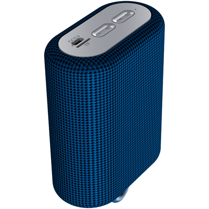 Bluetooth колонка Canyon BT V5.0, BLUETRUM AB5365A, TF card support, Type-C USB port, 1200mAh, Blue - CNE-CBTSP4BL