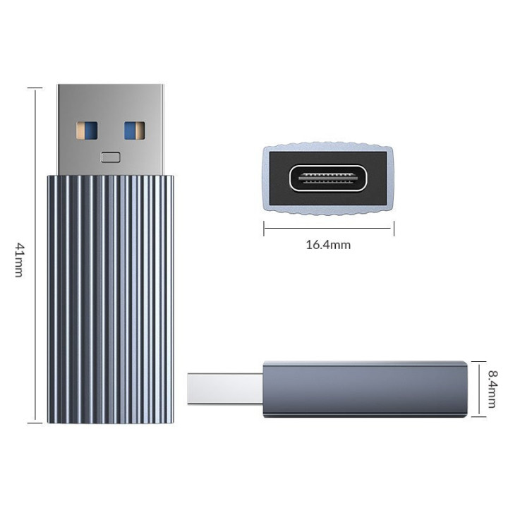 Адаптер Orico USB3.1 to Type-C (female) - AH-AC10-GY