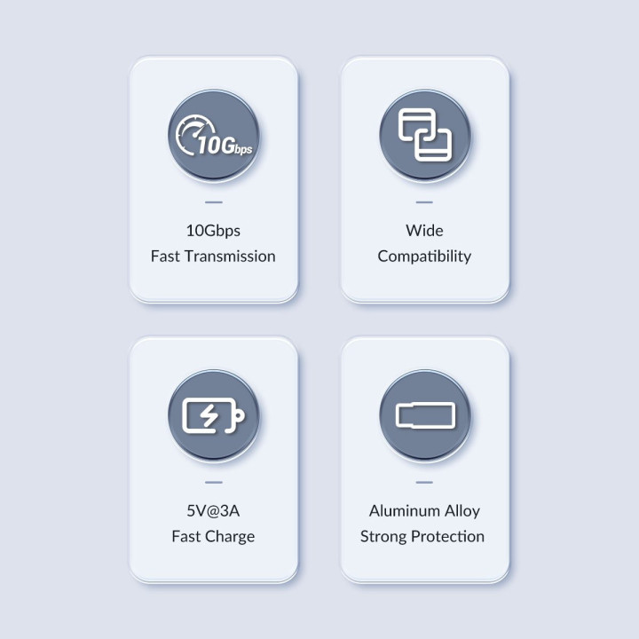 Адаптер Orico USB3.1 to Type-C (female) - AH-AC10-GY