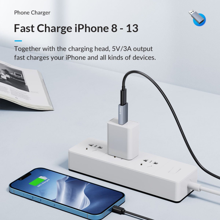 Адаптер Orico USB3.1 to Type-C (female) - AH-AC10-GY