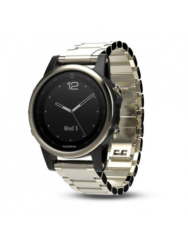 Смарт часовник Garmin Fenix 5S Sapphire Цвят Goldtone с метална каишка