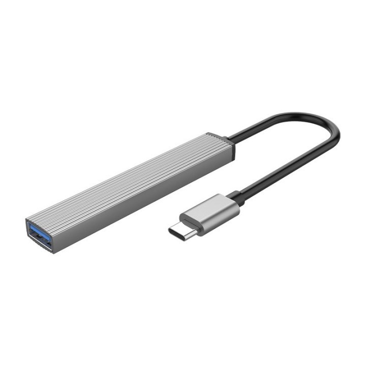 Хъб Orico USB3.0/2.0 HUB 3 port   card reader TYPE C, Aluminum - AH-12F-GY