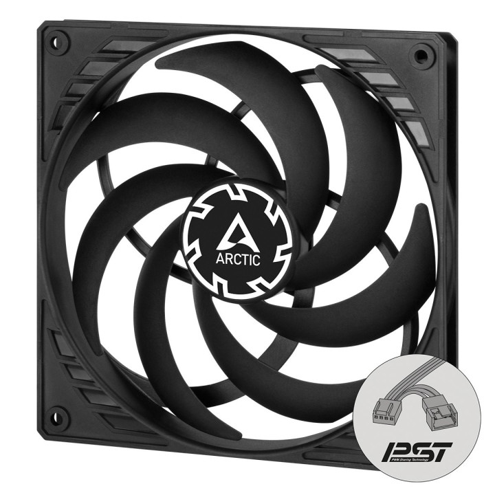 Управляем вентилатор Arctic P14 SLIM PWM PST 140x140x16mm - 150-1800rpm - ACFAN00268A