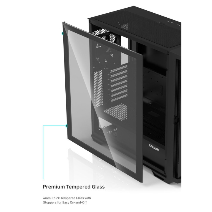 Кутия за компютър Zalman Z10 PLUS EATX TG - ZM-Z10-PLUS