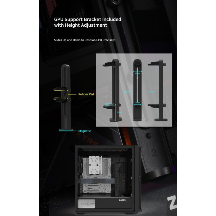 Кутия за компютър Zalman Z10 PLUS EATX TG - ZM-Z10-PLUS