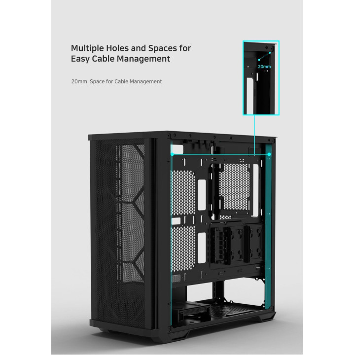 Кутия за компютър Zalman Z10 PLUS EATX TG - ZM-Z10-PLUS
